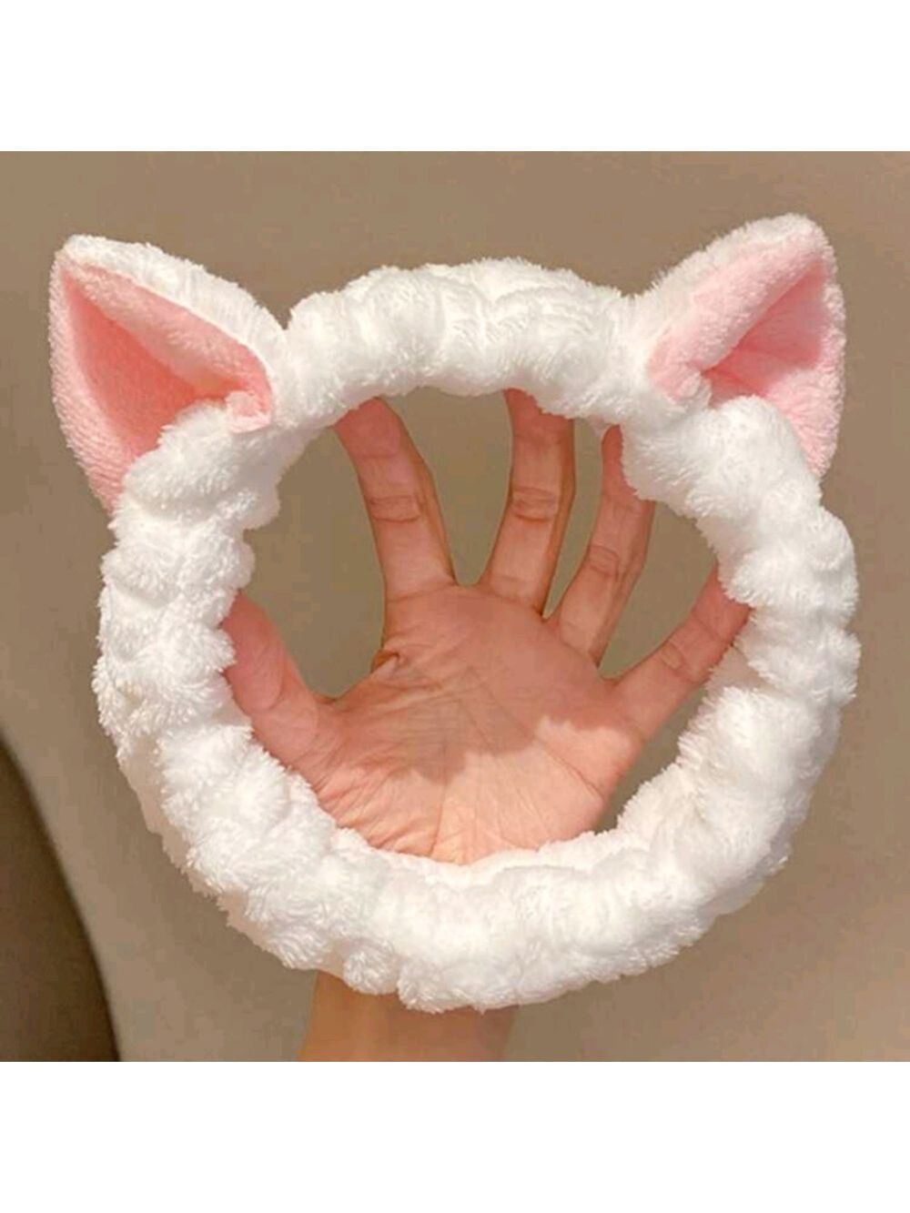 New 1pc Cute Cat Ear Facial Spa Headband